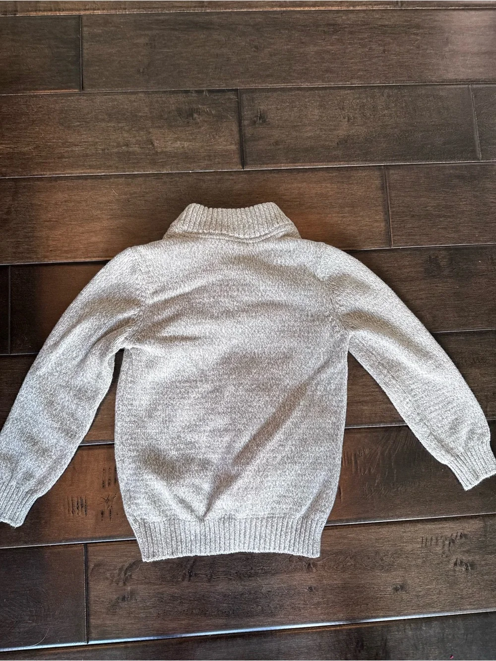 💜3/$15 Carter's Toddler Marled Mock Neck Henley Pullover Sweater - Size 5T
